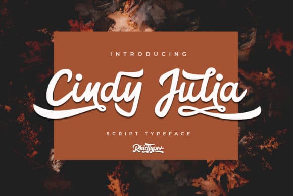 Cindy Julia Font 1