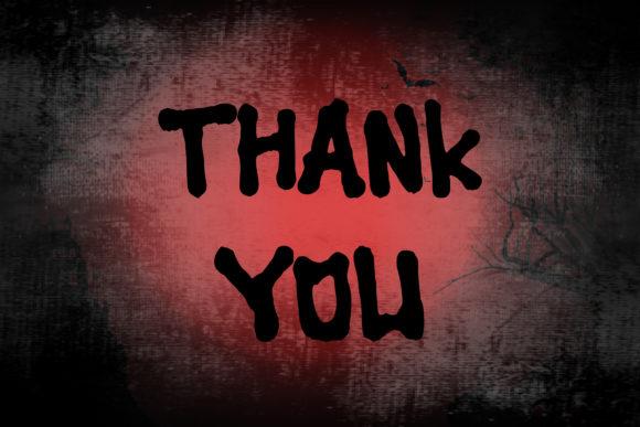 Cingire Hand Drawn Scary Typeface 6