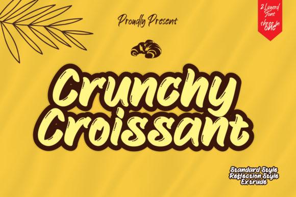 Crunchy Croissant Font 1
