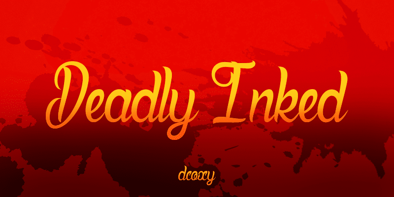 Deadly Inked Font (1)