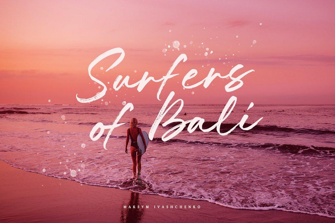 Divine Rhapsody Brush Font 2