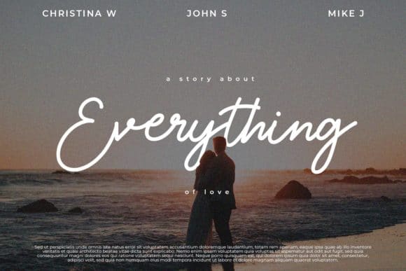 Enttosa Script Font 4