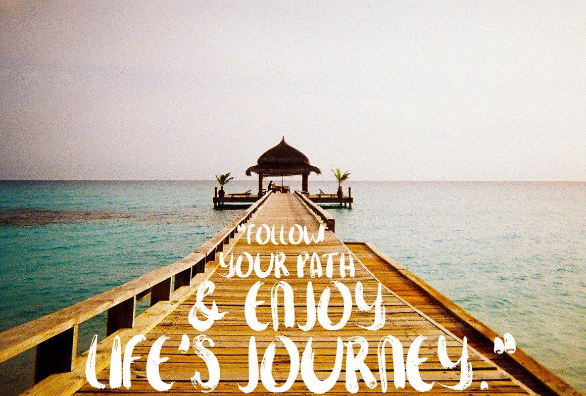 Fiona Brush A Hand-Painted Font 4