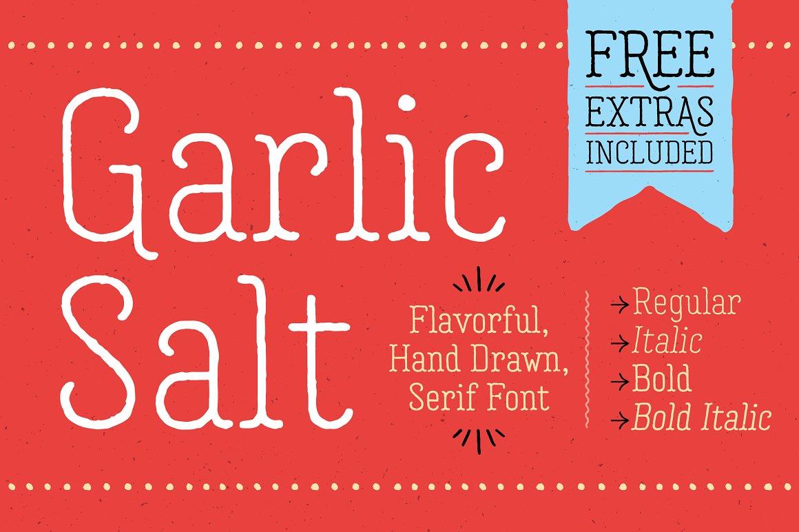 Garlic Salt Font Family 1