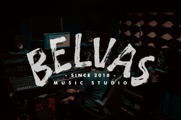 Ghost Walker Brush Font 1