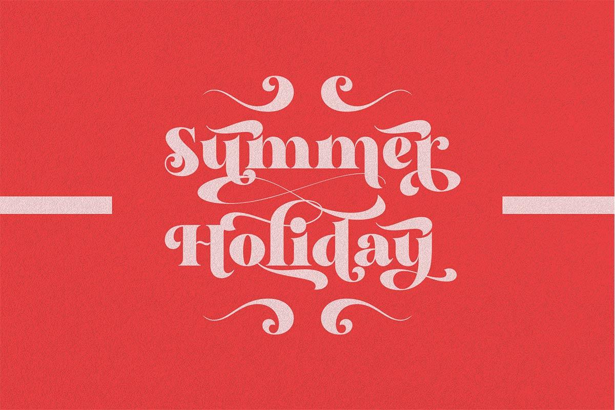 Glory Sunshine Serif Font 2