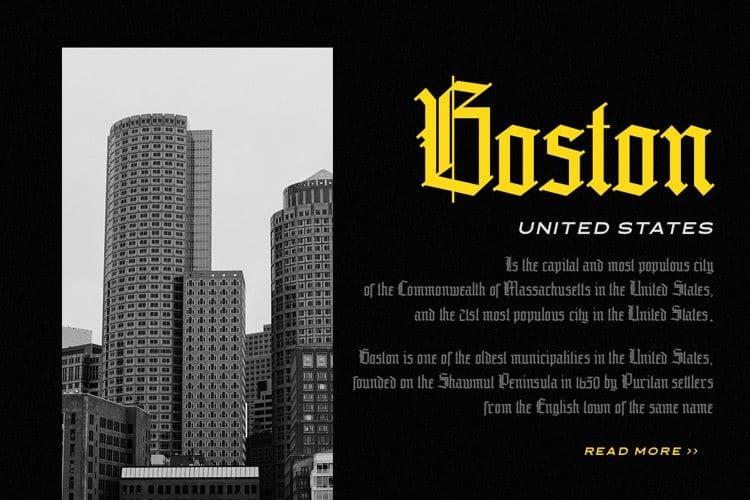 Grandice Blackletter Font 2