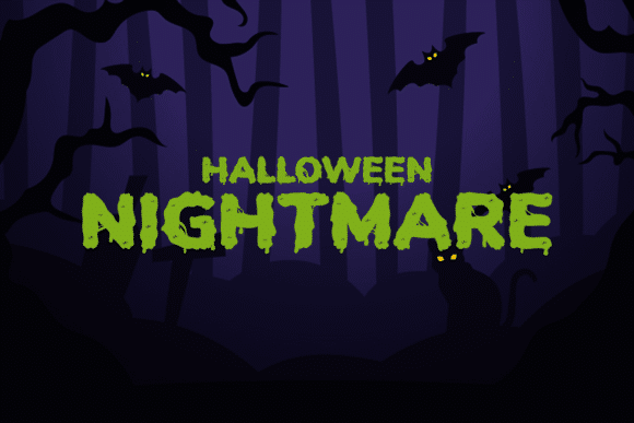 Halloween Nightmare – Spooky Display Font 1