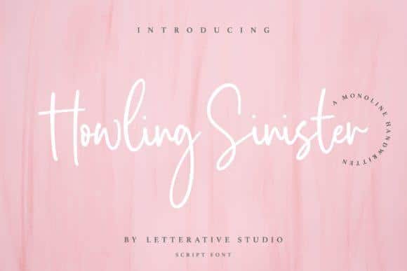 Howling Sinister Font