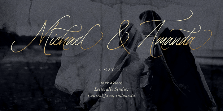 La Monte Script Font 5