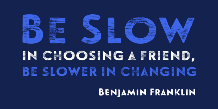 Le Havre Rough Font 6