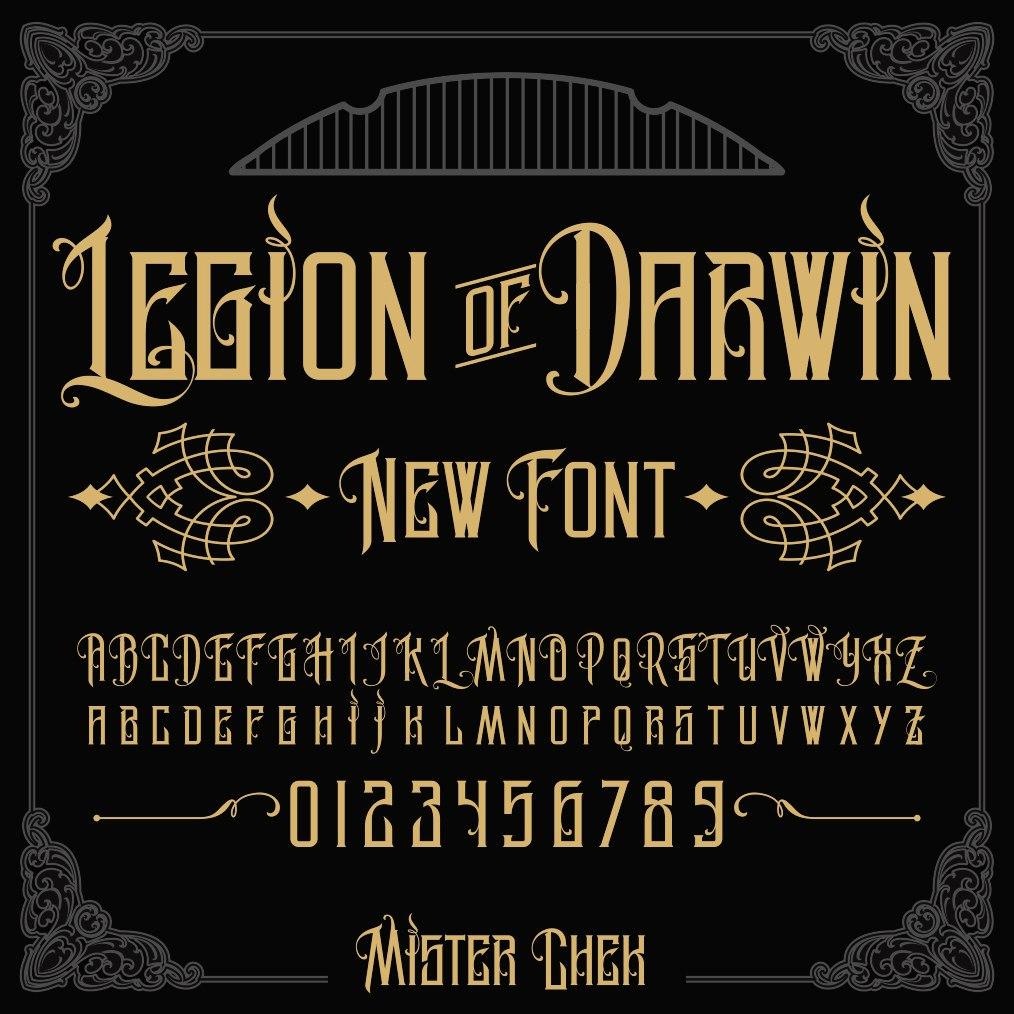 Legion of Darwin Font