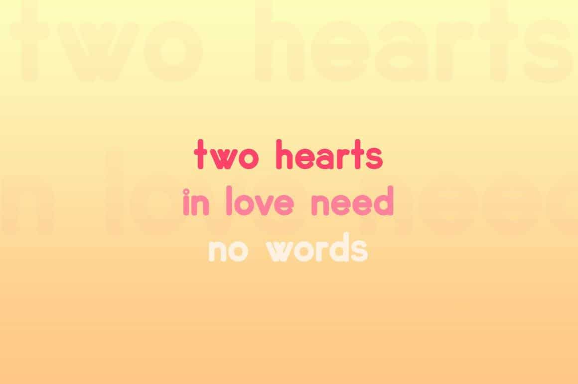 Lovebirds Sans Font 2