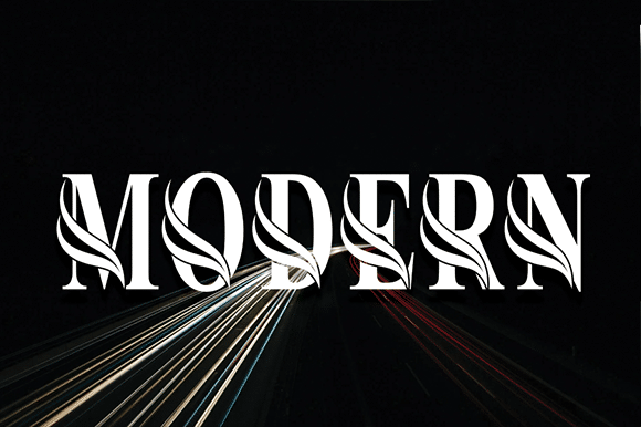 Luxury Display Font 4