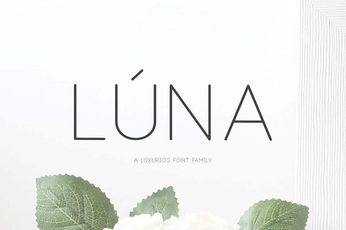 Lúna Font Family 7