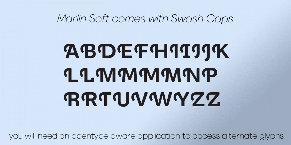 Marlin Soft Font 7