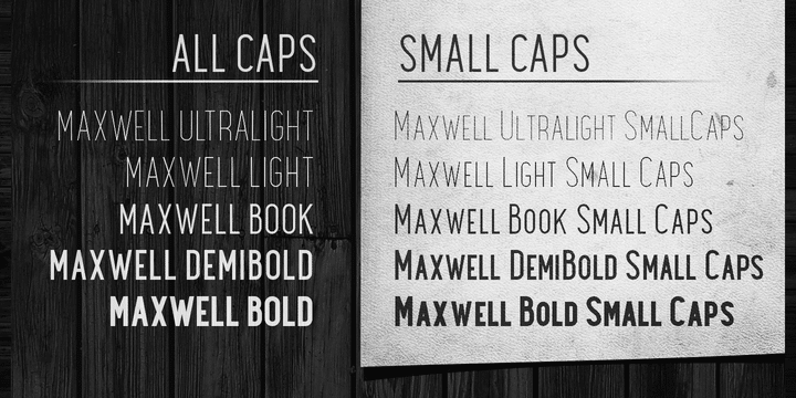 Maxwell Sans Font Family 3
