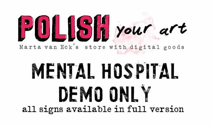 Mental Hospital Font