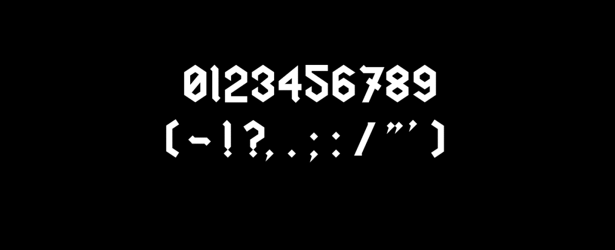 Metal Blackletter Font 3