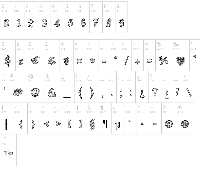 Old Wise Sketch Font 3