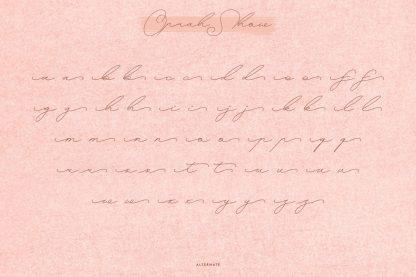 Oprah Show Signature Font 8