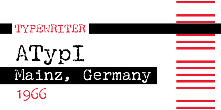 P22 Typewriter Font