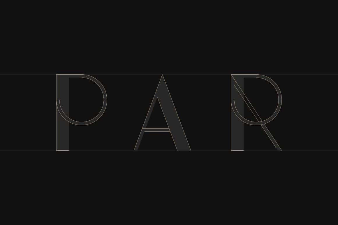 Partem Free Typeface 4
