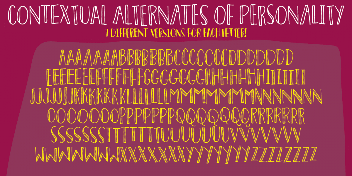 Personality Font 4