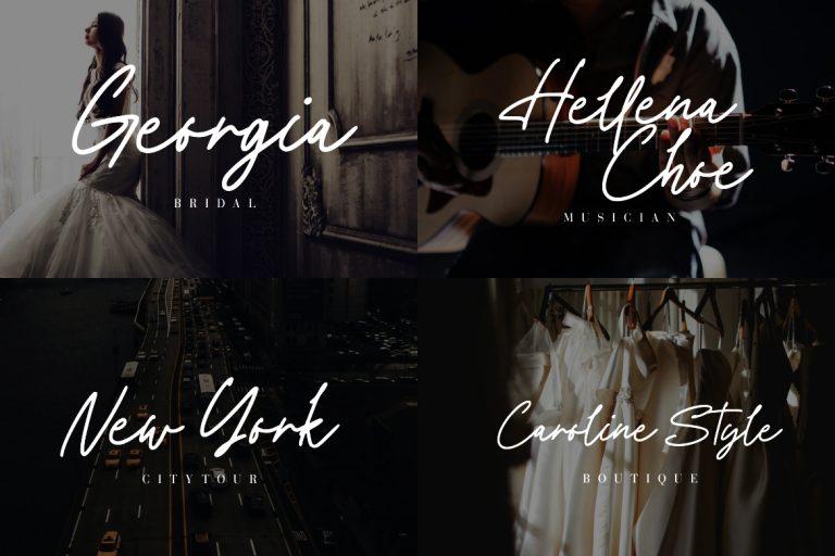 Renatta Handwritten Font 4