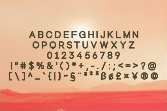 Rennoya Sans Serif Font 3