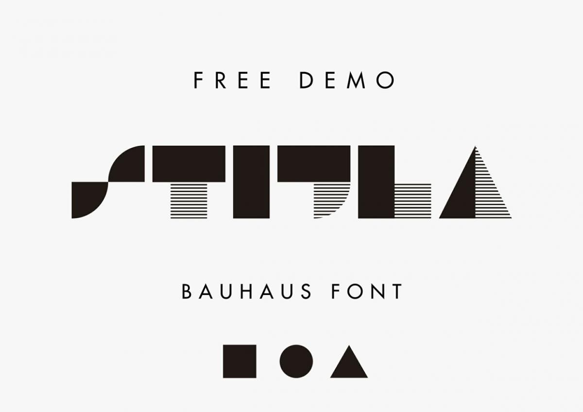 STIJLA Bauhaus-Like Font