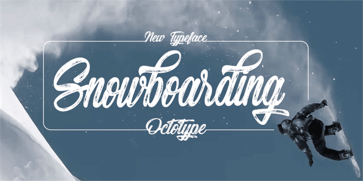 Snowboarding Font