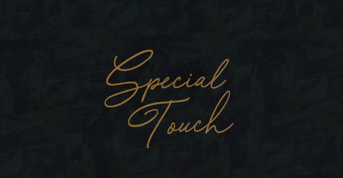 Special Touch Script Font 1