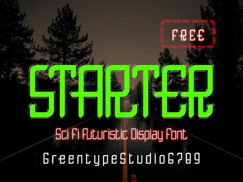 Starter – Futuristic Font