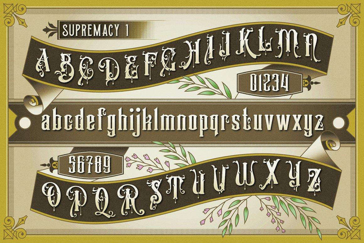 Victorian Supremacy Display Font 2