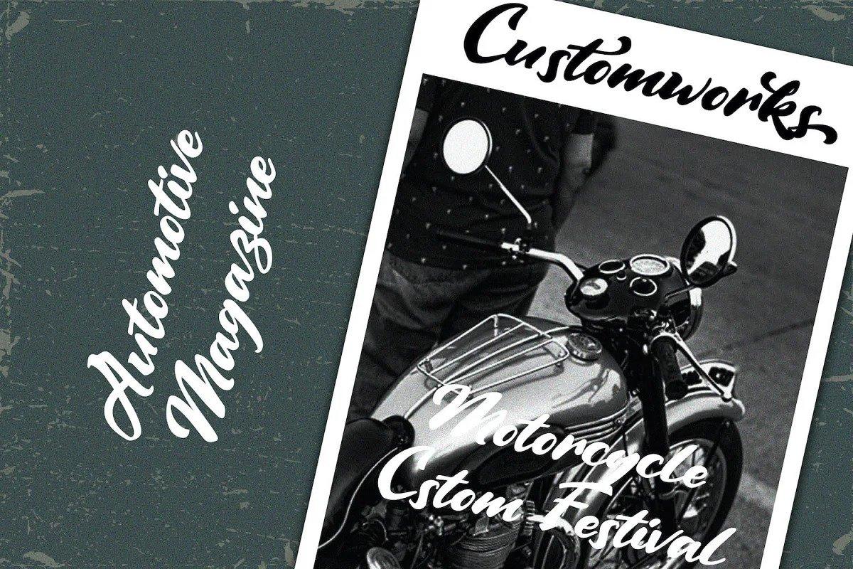 Vintage Style Script Font 6