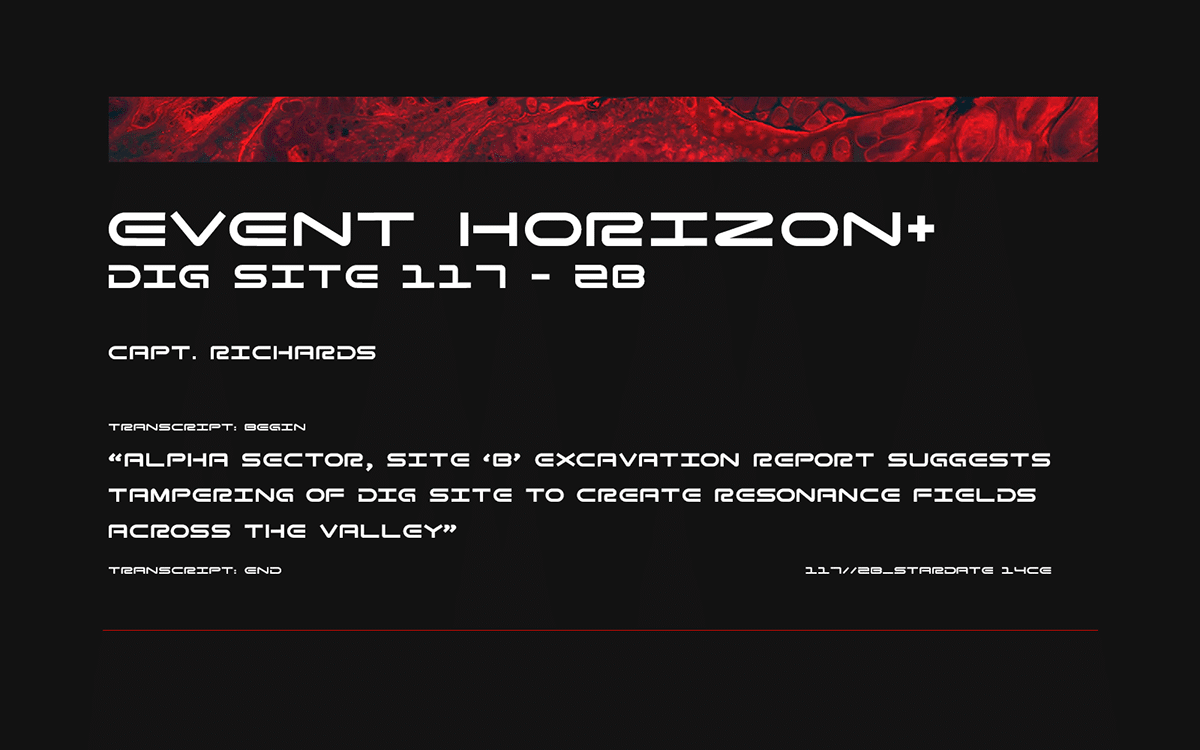 Zero G Display Font 5