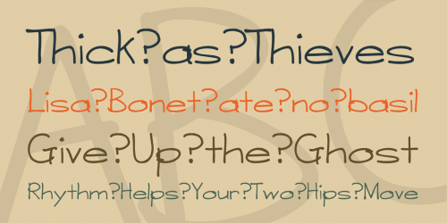 A Sensible Armadillo Font 2