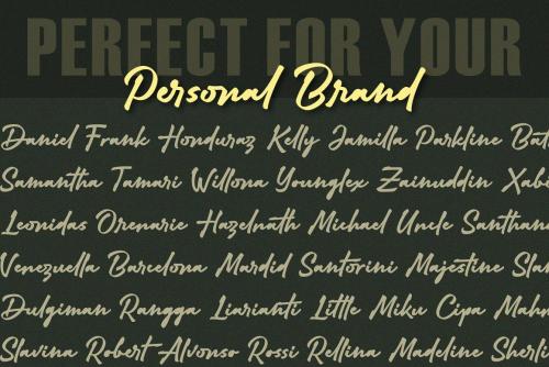 Adelina Camarie Signature Font 8