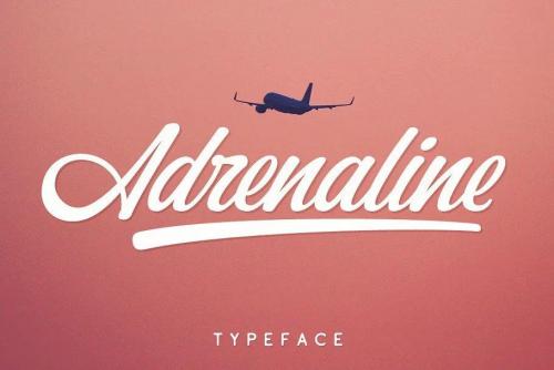Adrenaline Script Font