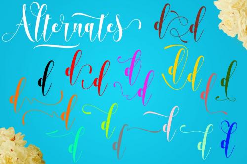 Advantages Calligraphy Font 5