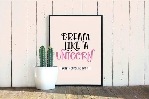 Agatha Caroline Font 1