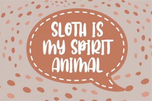 Agile Sloth Font  4