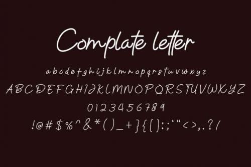 Agriculture Handwritten Font 3