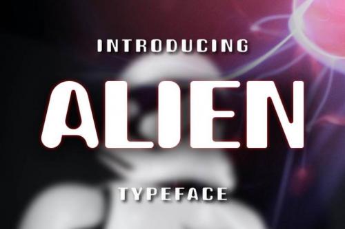 Alien Display Font