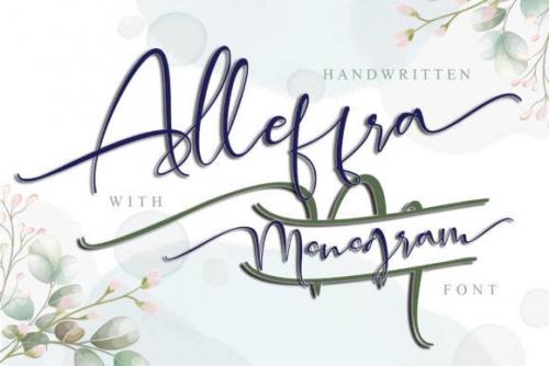 Alleffra Calligraphy Font 1