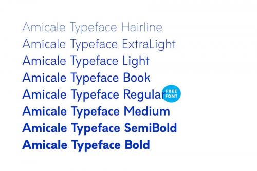 Amicale Typeface 3