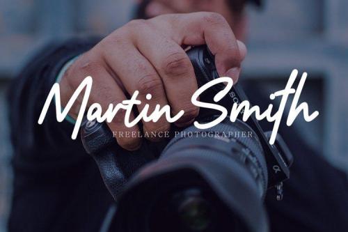 Amterina Monoline Script Font 7