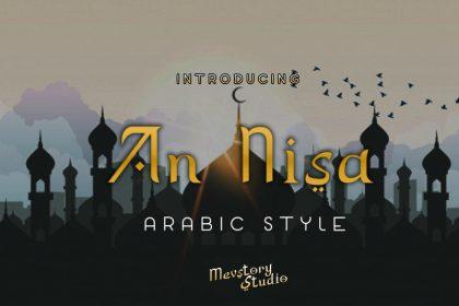 An Nisa Arabic Style Font