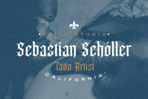 Angel Wish Blackletter Font 10